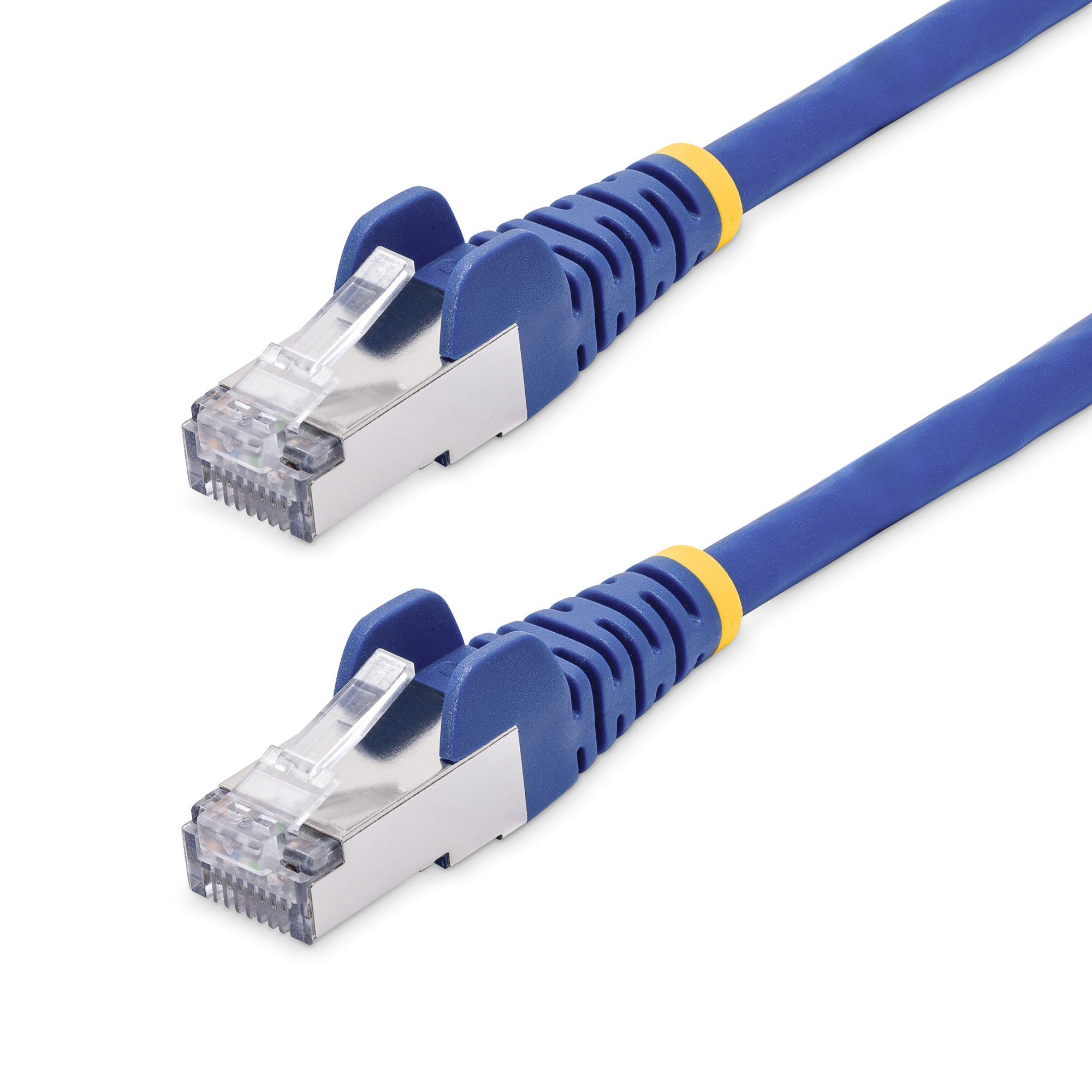 StarTech.com Cavo Ethernet CAT8 blu da 50cm RJ45 Snagless 25G/40G 2000MHz 100W PoE S/FTP cavo lan in rame puro 26AWG LSZH cavo