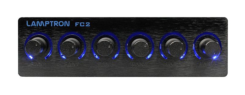 Lamptron FC2 5.25 Bay Fan Controller - Black