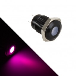 LED antivandalo - viola, attacco nero