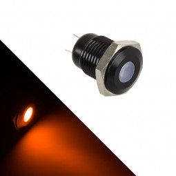 LED antivandalo - arancione, attacco nero