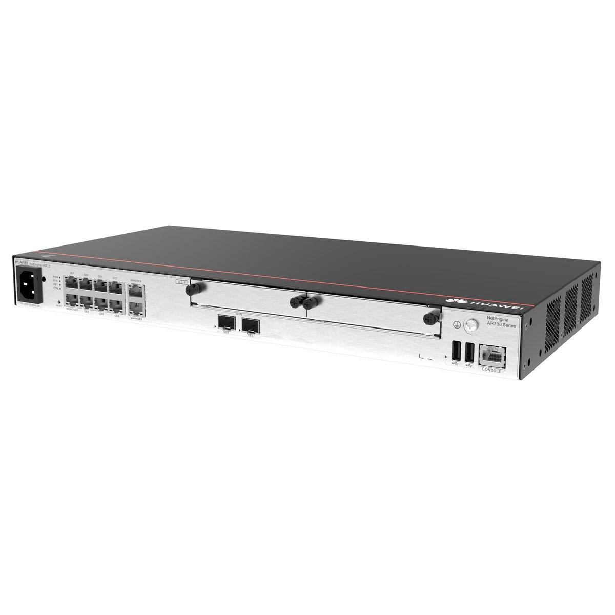 Huawei NetEngine AR720 Router 2x GE Combo WAN 8x GE LAN 2x USB 2.0 2x SIC