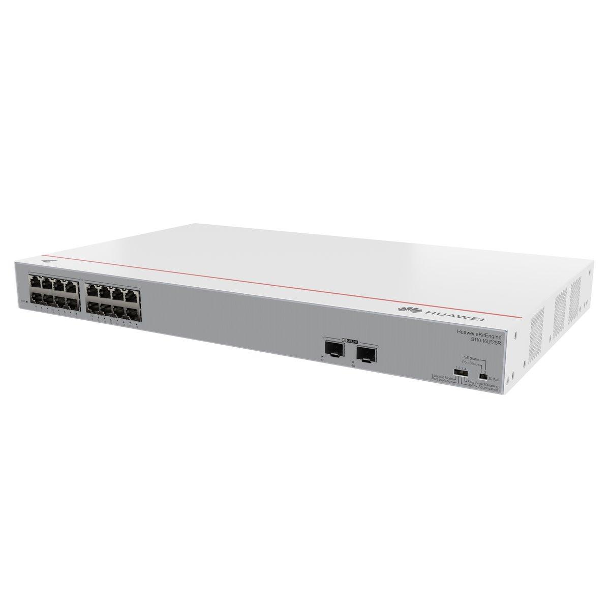 Huawei S110-16LP2SR Switch 16x GE PoE 2x SFP 124W AC