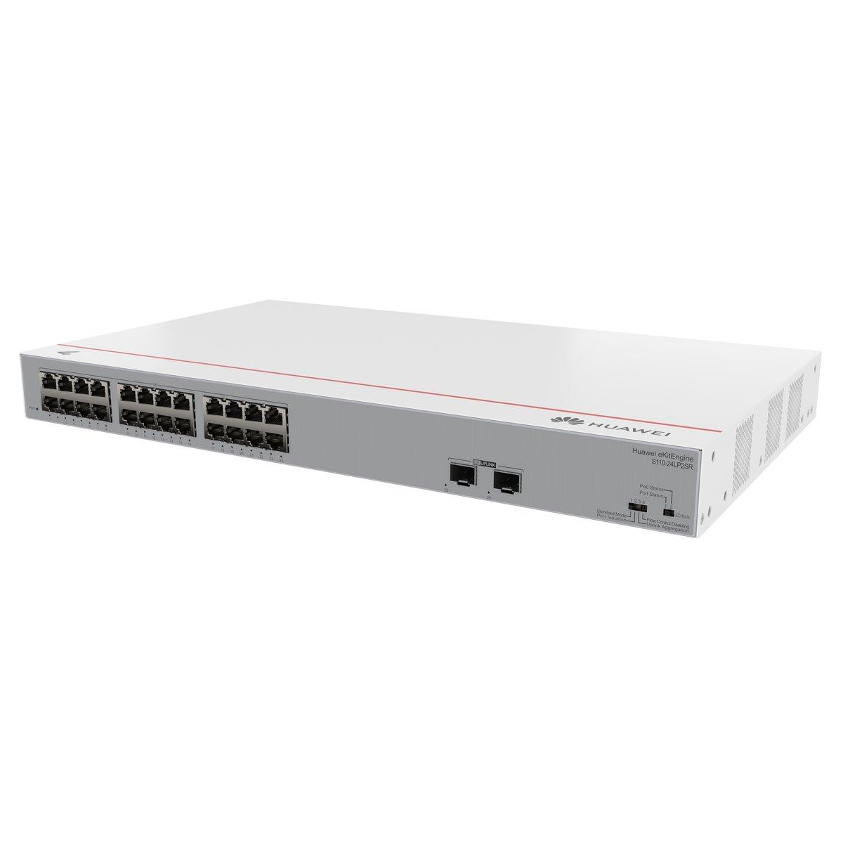 Huawei S110-24LP2SR Switch 24x GE PoE 2x SFP 124W AC