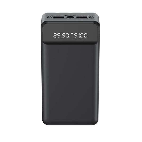 XO PowerBank PR163 - 20000Mah - Carico veloce - Include cavi - Display digitale - Luce LED - colore nero