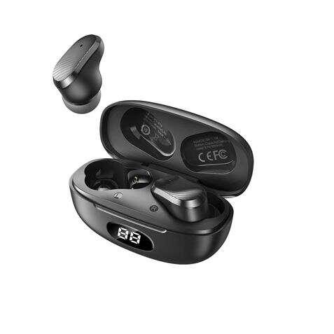 Cuffie XO X19 Bluetooth 5.1 TWS - Durata della batteria fino a 4 ore - Scatola di ricarica con schermo - Nero