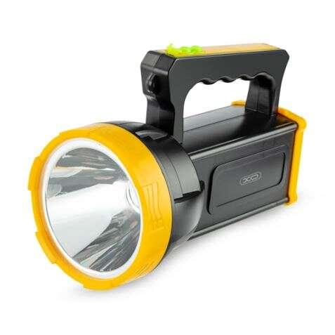 XO Potente faretto ricaricabile - Dimensioni ottiche 95 mm - Luce forte fino a 4 ore, luce normale fino a 8 ore, luce strobosco