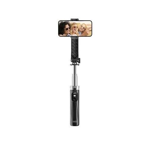 Treppiede XO bastone selfie Bluetooth SS11 - Nero