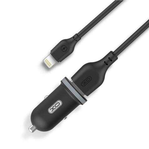 Xo tz08 pacco pacchetto auto cavo usb - a fulmine - 2 porte USB