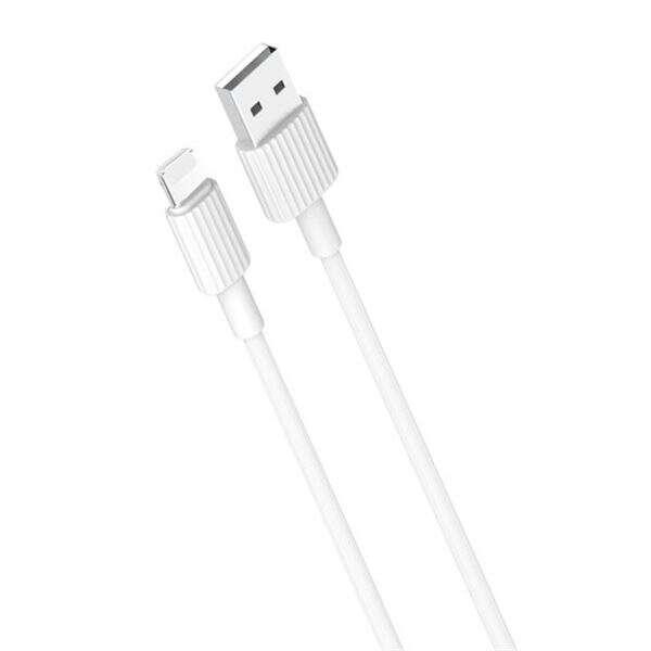 XO USB -A plug to Lightning - Carico + trasmissione dati ad alta velocitÃƒÂ  - 2.4a - 1m - bianco