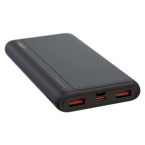XO PR126 PowerBank 10000Mah - 2x USB -A 1x USB -C - Ingni microUSB USB -C - Rapida - Resistente Carico