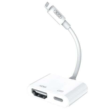 Hub Lightning XO con 1x HDMI e 1x USB-C