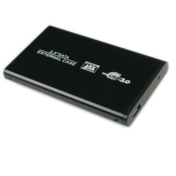 Custodia USB 3.0 da 25" nera