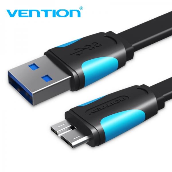 Vention VAS-A12-B025 cavo USB USB 3.2 Gen 1 (3.1 Gen 1) 0,25 m USB A Micro-USB B Nero