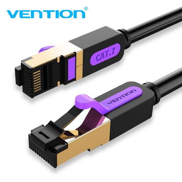 Cavo Ethernet Cat.7 SSTP Vention - 15m - 600MHz - 10Gbps - Colore Nero