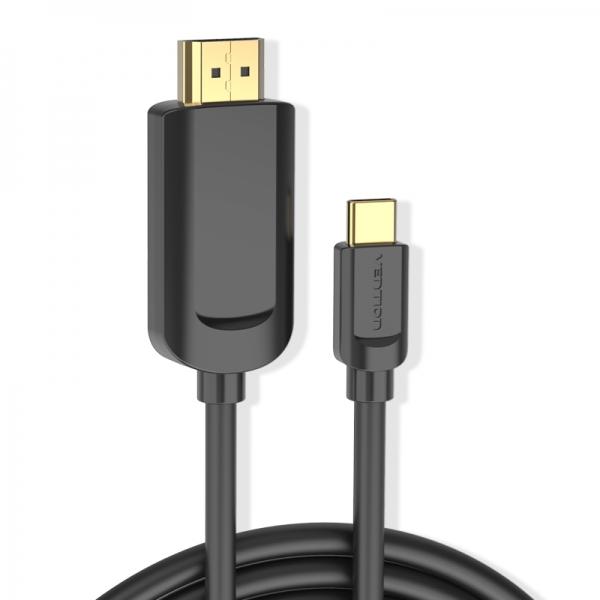 Cavo da HDMI a tipo C 4K Caratteristiche: - Plug & Play, nessun adattatore o driver/software richiesto, compatibile con TV/moni