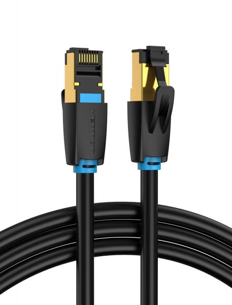 Vention IKABH cavo di rete Nero 2 m Cat8 S/FTP (S-STP)