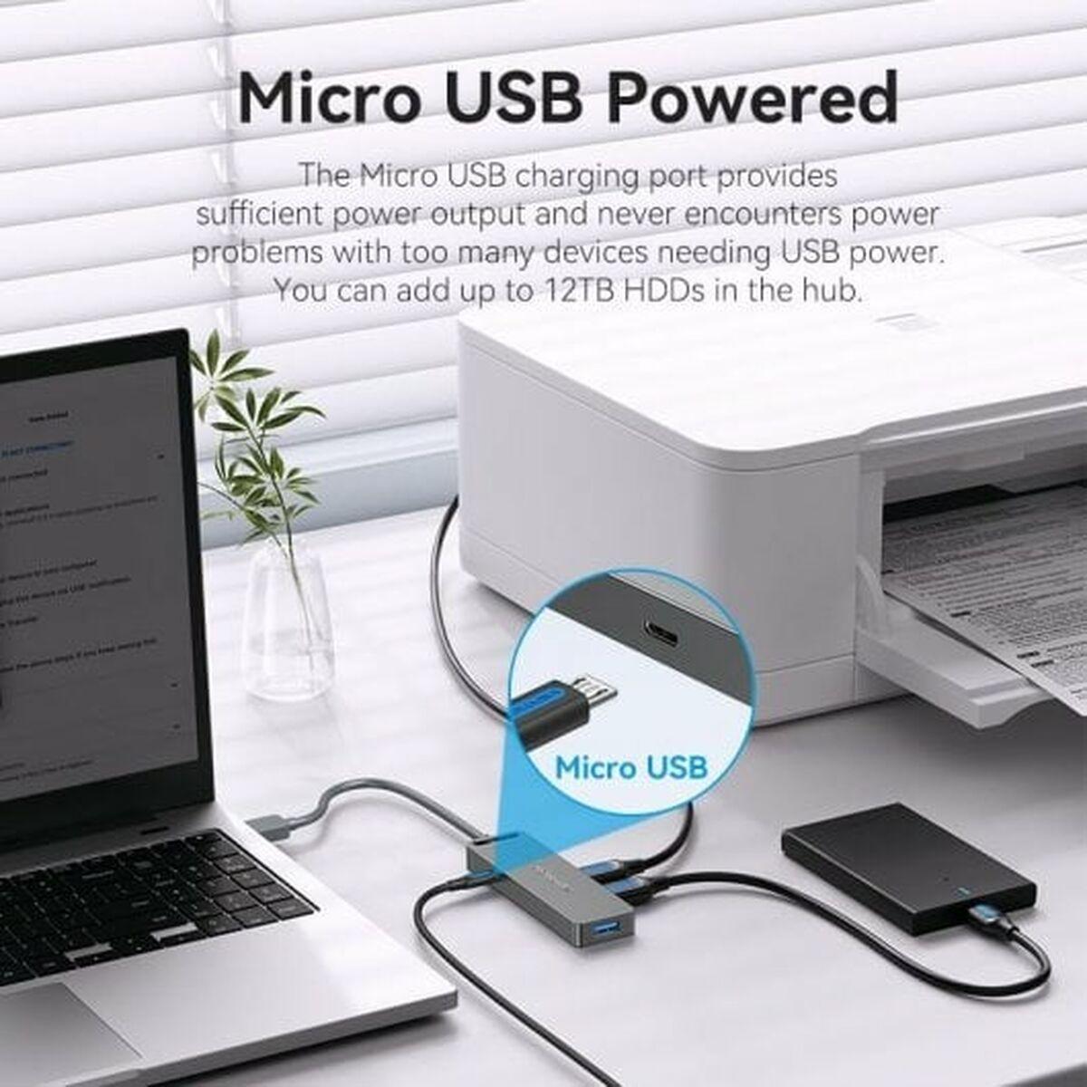 Hub USB Vention CHLBB Nero
