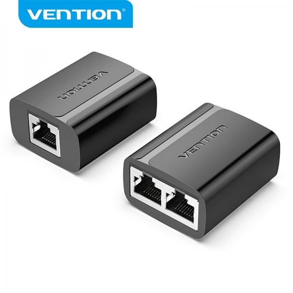 Vention IPTB0 adattatore per inversione del genere dei cavi RJ-45 2 x RJ-45 Nero