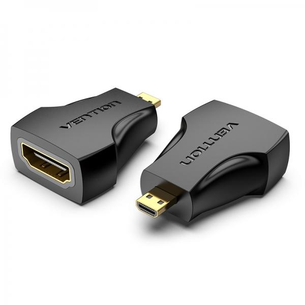 Vention AITB0 adattatore per inversione del genere dei cavi Micro HDMI HDMI Nero