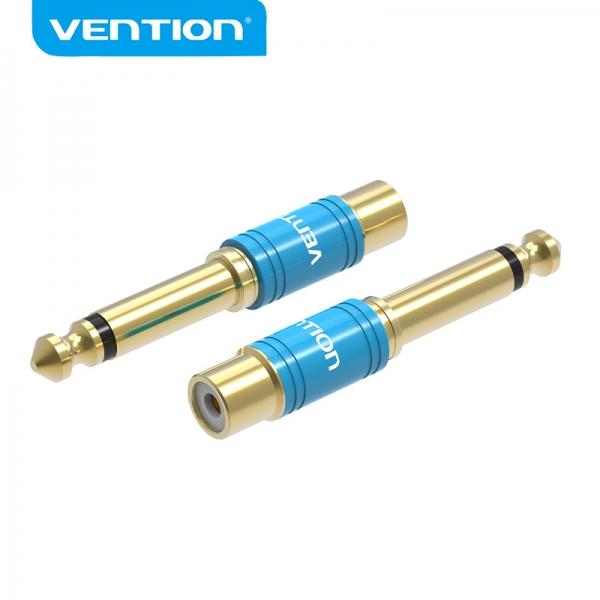 Vention VDD-C03 adattatore per inversione del genere dei cavi 6.5mm RCA Blu