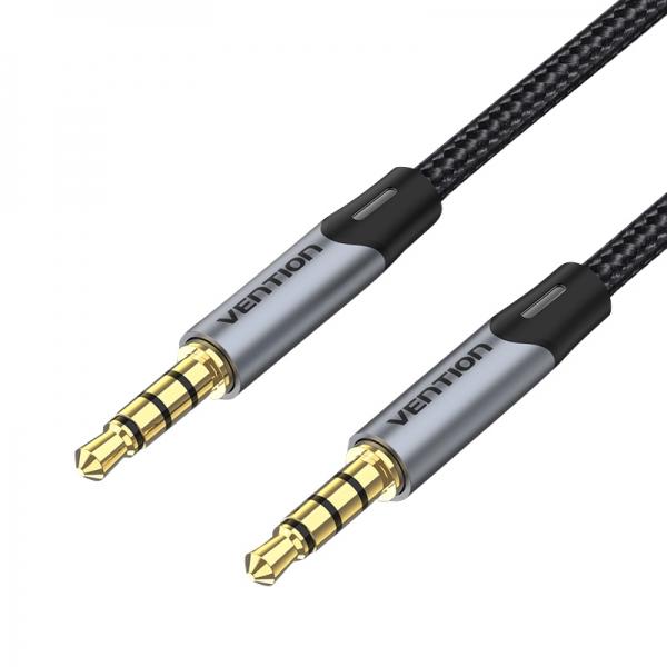 Vention BAQHF cavo audio 1 m 3.5mm TRRS Grigio