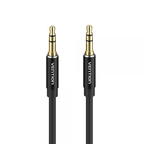 Vention BAXBH cavo audio 2 m 3.5mm Alluminio, Nero