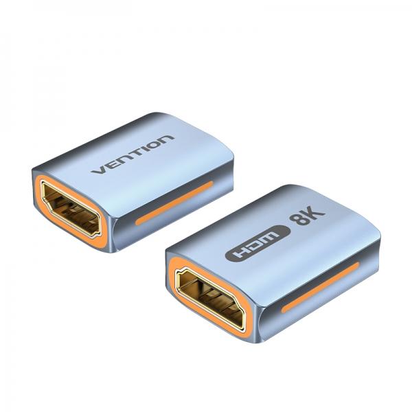 Adattatore Vention da HDMI femmina a HDMI femmina 2.1 8K Specifiche: -Tipo di connettore: HDMI A Femmina/HDMI A Femmina -Versio