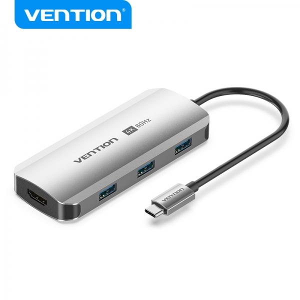 Docking Station HDMI/USB 3.0 x3/PD 015 M - DOCKING STATION 015 M TIPO IN LEGA DI ALLUMINIO GRIGIO (GRIGIO) Specifiche -Grigio -