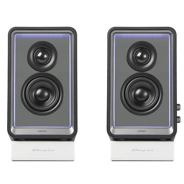 QR65 Altoparlante design attivo, RGB, 70 watt nero