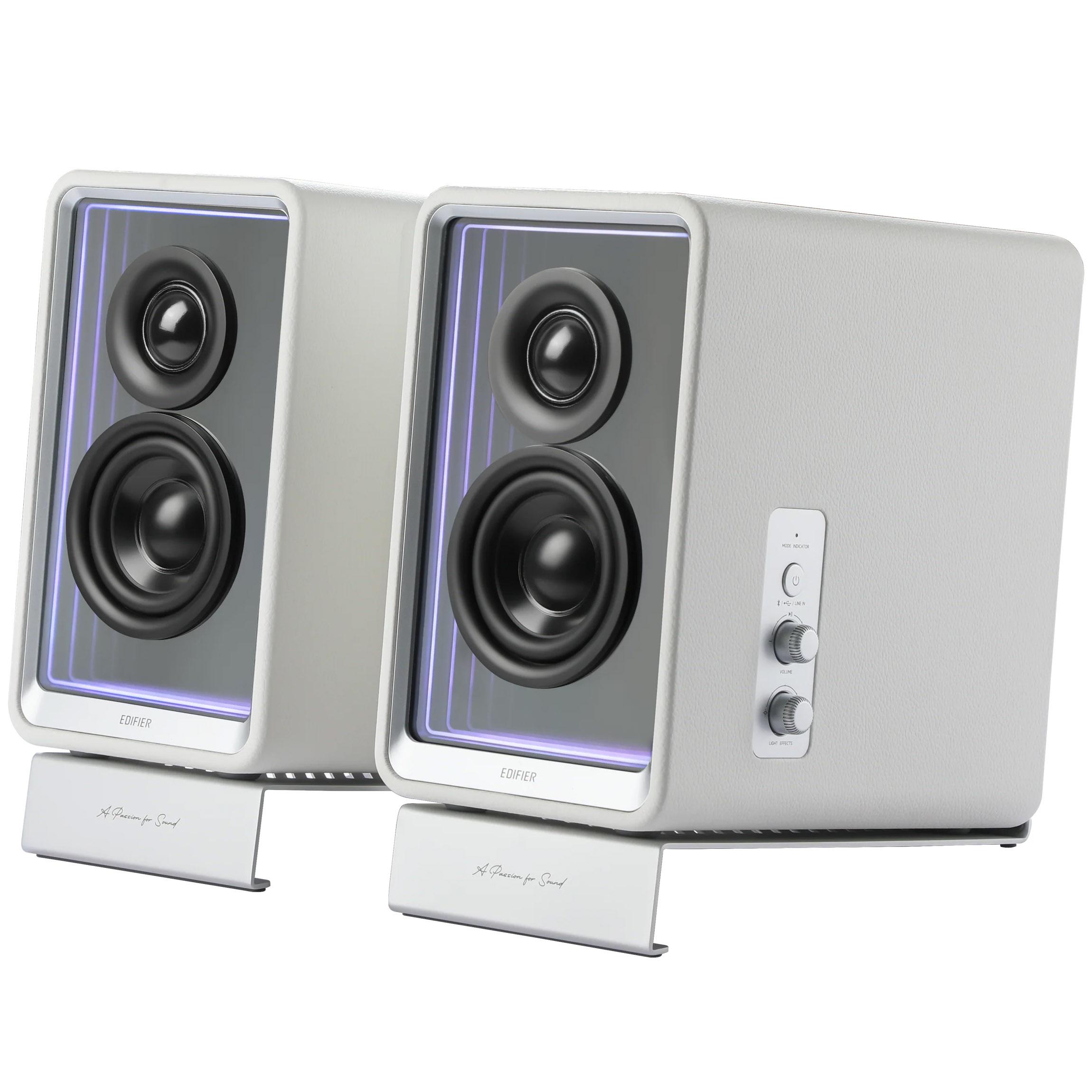 QR65 Altoparlante attivo di design, RGB, 70 watt bianco