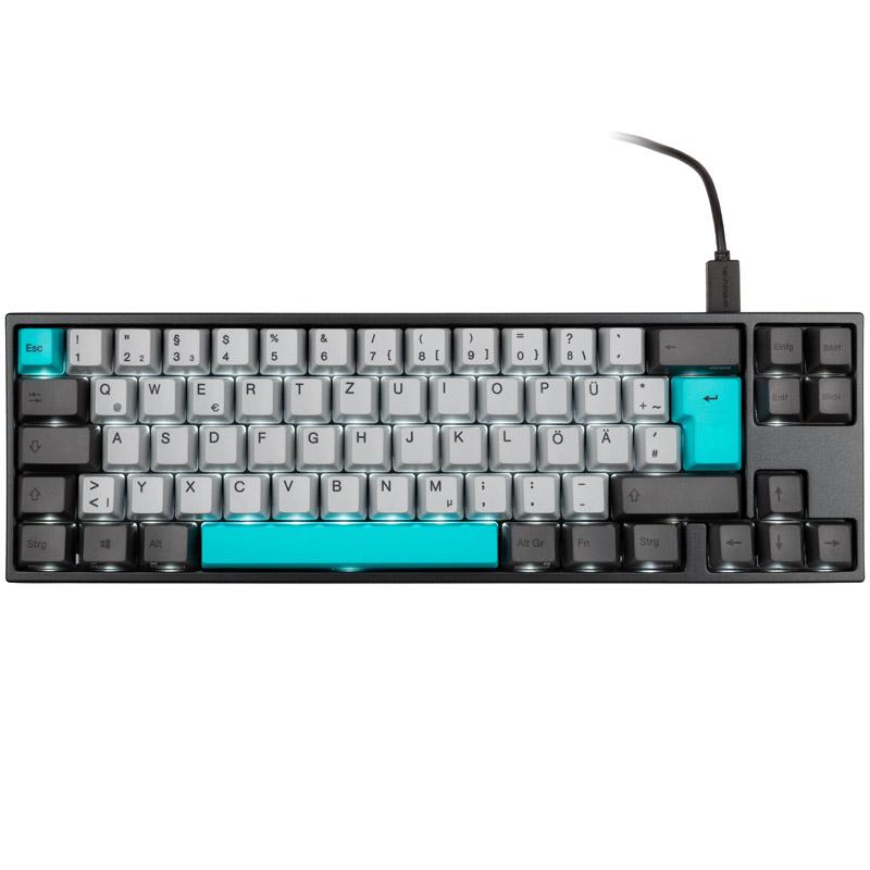Ducky Miya Pro Moonlight TKL Tastiera da gioco per PC/Mac MX Marrone LED bianco - Grigio scuro (MY69CN2W/LLPN2B1)
