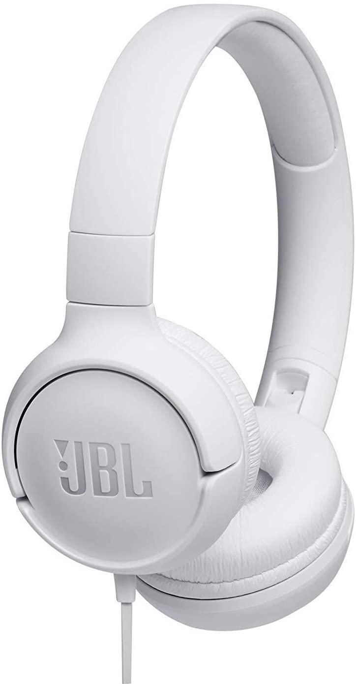 Cuffie JBL Tune 500 microfoni - fascia regolabile - pieghevole - controllo del cavo - cavo da 120 m