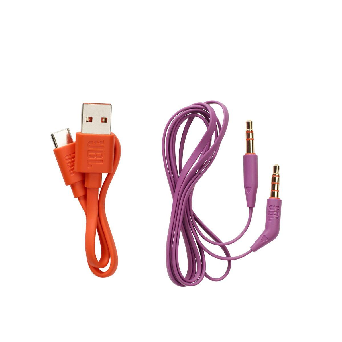 Cuffie over-ear JBL JR 460 NC con cancellazione del rumore per bambini in rosa