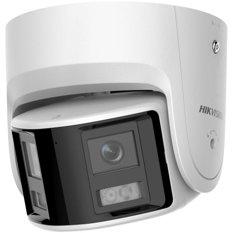 Hikvision DS-2CD2347G2P-LSU/SL(2.8mm)(C) Telecamera di rete panoramica ColorVu a torretta fissa da 4 MP