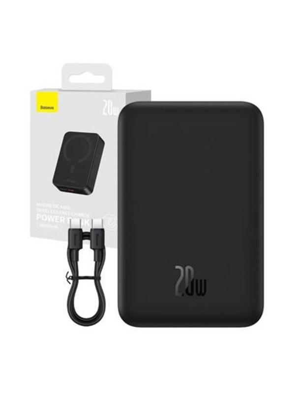 Powerbank Baseus Magnetic Mini 20000mAh 20W (czarny)