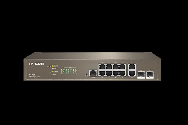 Switch L3 Managed 10x10/100/1000Base-T 2 SFP Gigabit