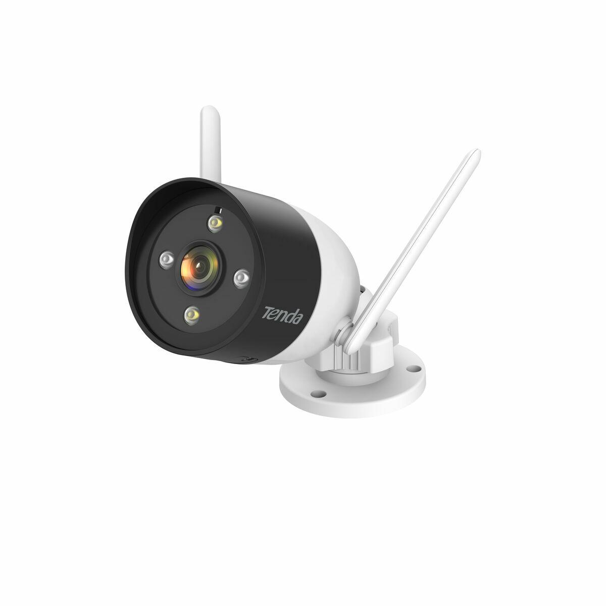 KIT VIDEOSORVEGLIANZA TENDA K4W-3TC NVR+4 TELECAMERE WI-FI fino a 200mt,video HD 3MP,rilevam movimento,allarme sonoro e luminoso