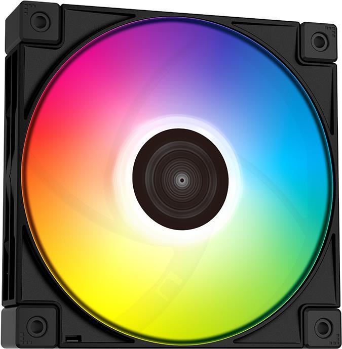 DeepCool FC120-3 IN 1 Case per computer Ventilatore 12 cm Nero, Grigio 3 pz (DeepCool FC120 PLUS 3-IN-1 Addressable RGB 3 Fan P
