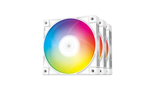 DeepCool FC120-3 IN 1 Case per computer Ventilatore 12 cm Grigio Bianco 3 pz (DeepCool FC120 WHITE PLUS 3-IN-1 Addressable RGB