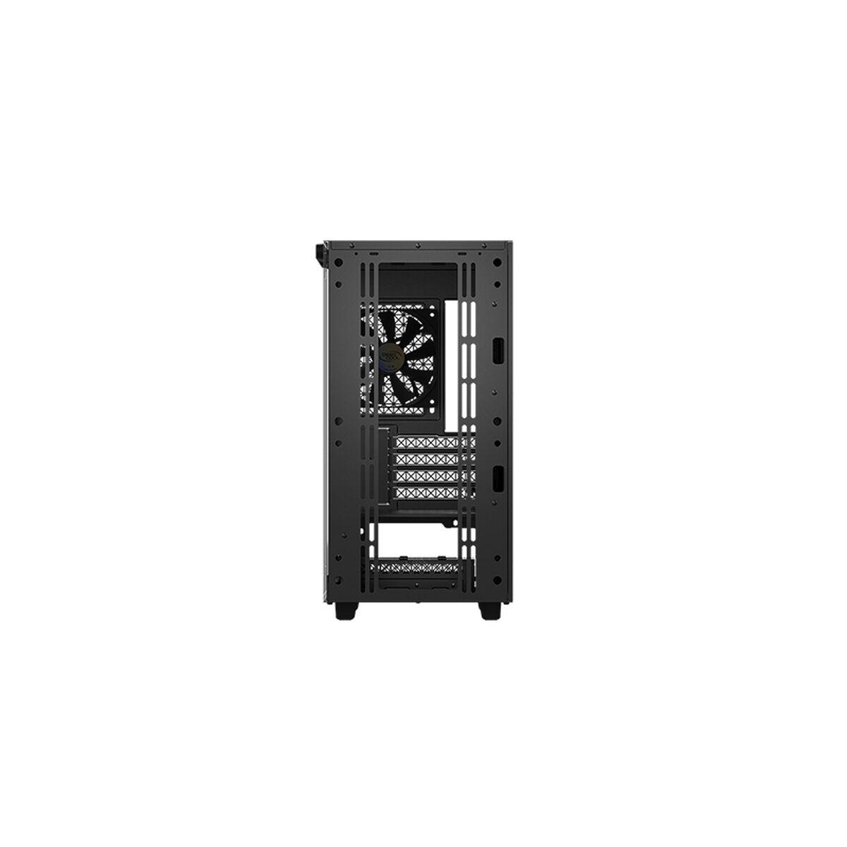 DeepCool MACUBE 110 Midi Tower Nero (DeepCool MACUBE 110 Case, Home & Business, Black, Micro Tower, 2 x USB 3.0, Tempered Glass