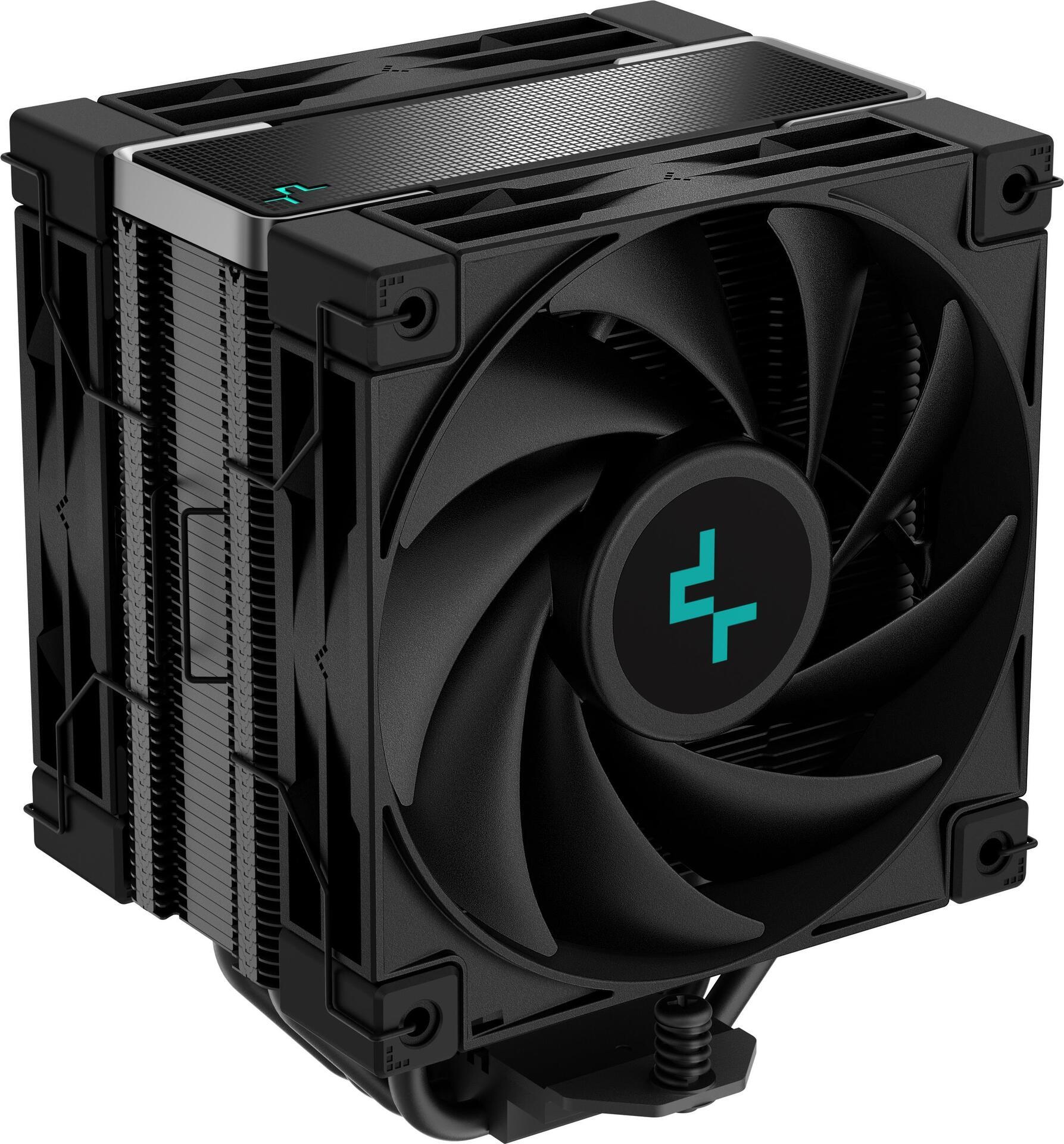 Deepcool AK400 ZERO DARK PLUS Processore Dispositivo di raffreddamento 1-pack Sort SÃƒÂ¸lv 120 mm