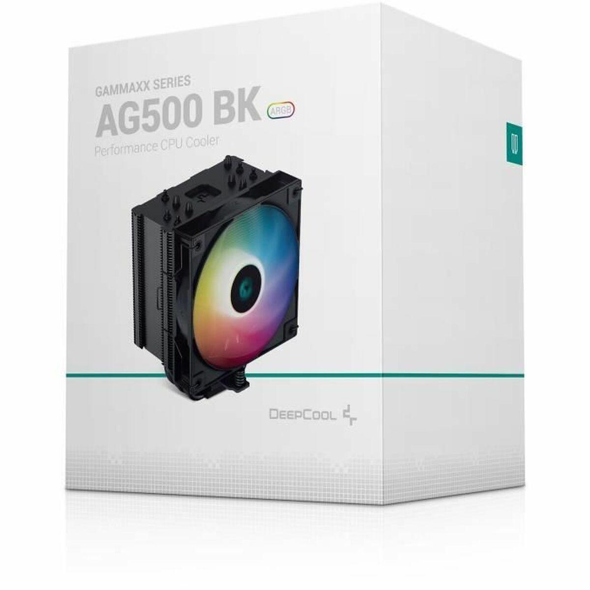 DeepCool AG500 BK ARGB Processore Raffreddatore d'aria 12 cm Nero (DeepCool AG500 BK ARGB Fan CPU Cooler Universal Socket Fine-