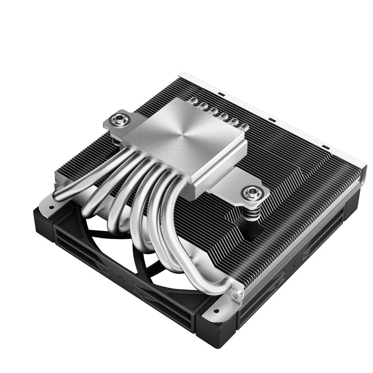 DeepCool AN600 Processore Raffreddatore d'aria 12 cm Alluminio, Nero 1 pz (DeepCool AN600 Low-Profile CPU Cooler, 1x 120mm PWM