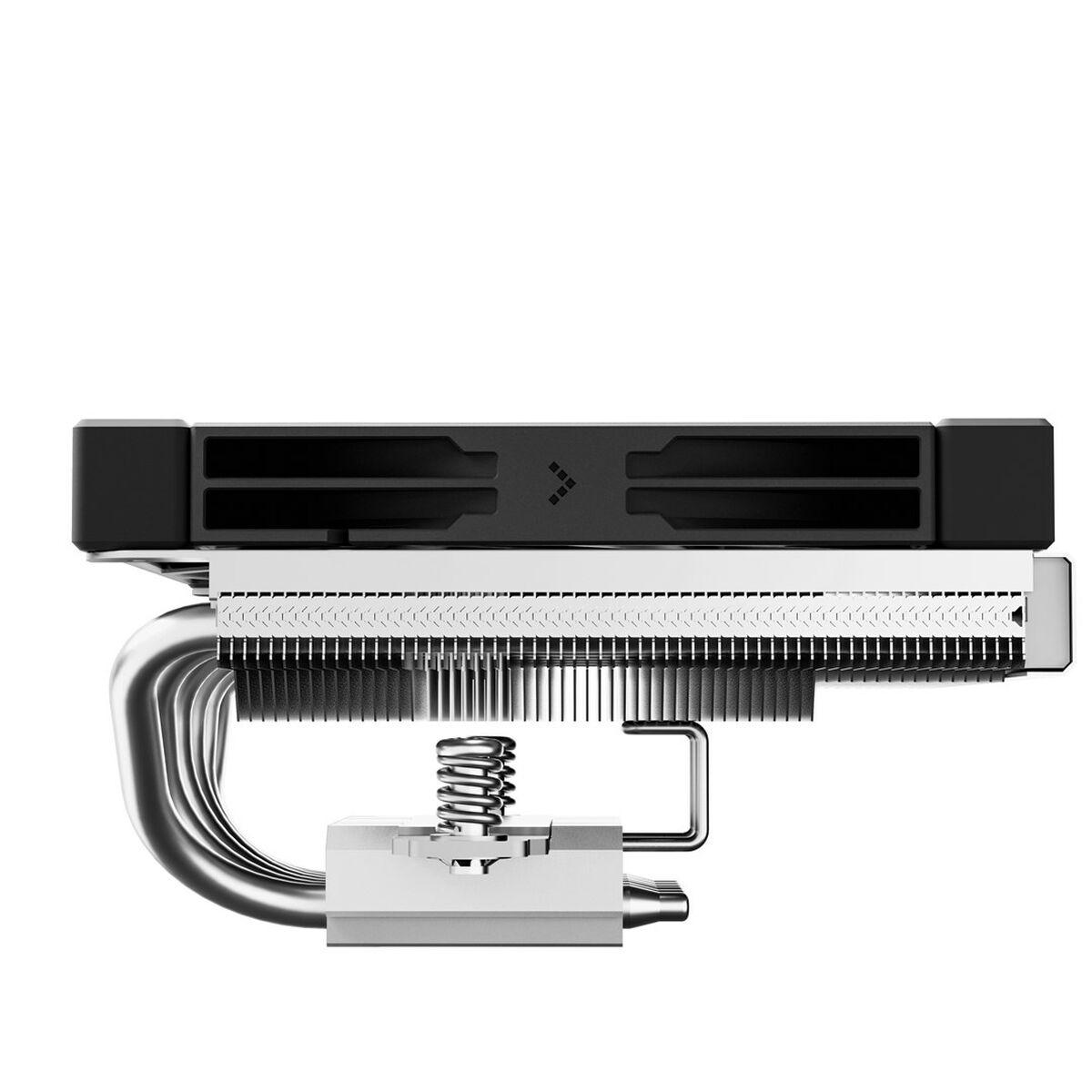 DeepCool AN600 Processore Raffreddatore d'aria 12 cm Alluminio, Nero 1 pz (DeepCool AN600 Low-Profile CPU Cooler, 1x 120mm PWM