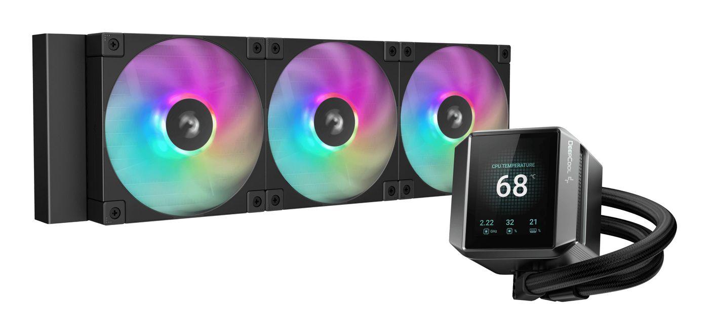 DeepCool MYSTIQUE 360 ARGB Processore Raffreddatore di liquidi tutto in uno 12 cm Nero 1 pz (DeepCool Mystique 360 CPU Cooler A
