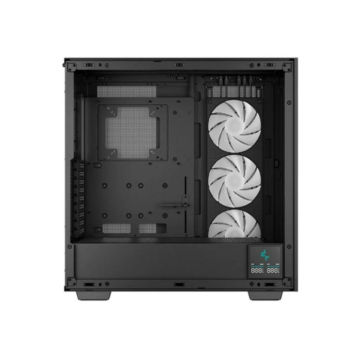 DeepCool Morpheus Tower Nero (DeepCool Morpheus Case Gaming Black Full Tower 4 x USB 3.0 / 1 x USB Type-C Tempered Glass Side W