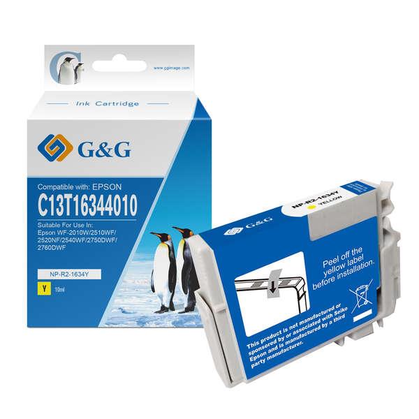 Cartuccia d'inchiostro generica Epson T1634/T1624 (16XL)(C13T16344010/C13T16244010) di alta qualità. Adatto per l'uso nelle s