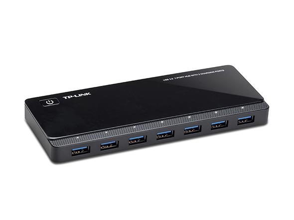 TP-Link HUB 7 USB 3.0 max.5 Gbps ricarica rapida 2.4A UH720