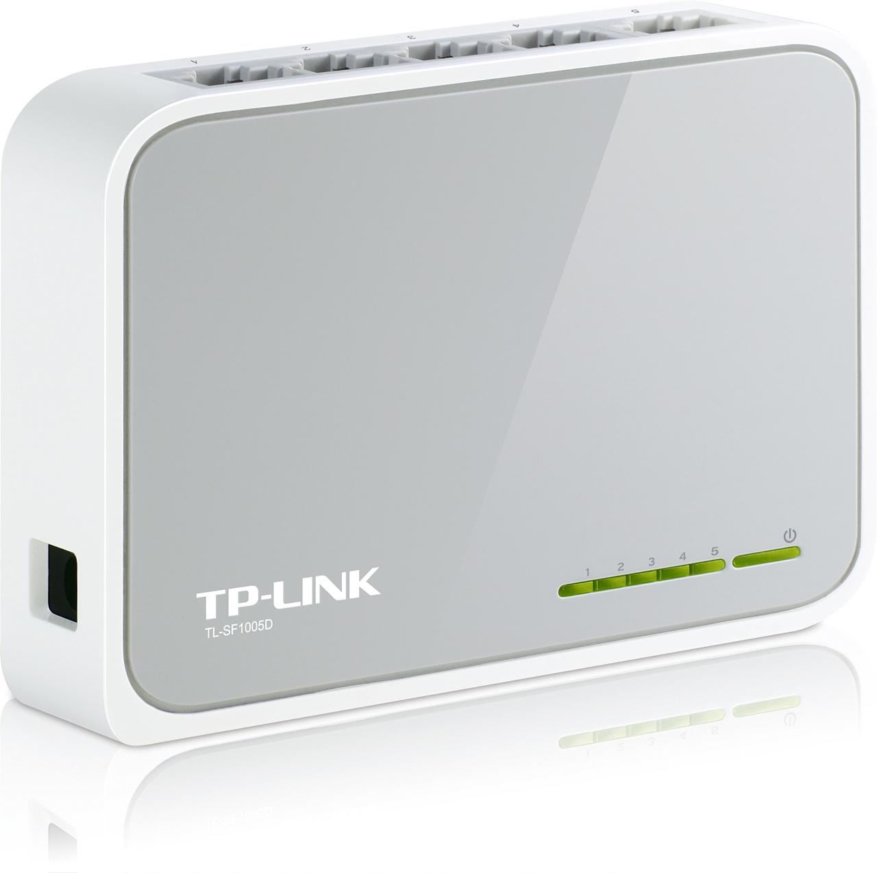 Switch Desktop 5 Porte RJ45 10/100Mbps TL-SF1005D