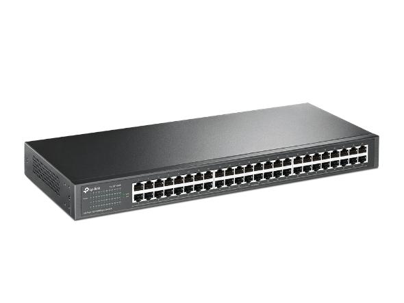 Switch di rete TP-Link TL-SF1048 Non gestito Fast Ethernet (10/100) 1U Nero [TL-SF1048 V6]